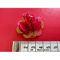 Ozdoba kwiatek czerwony